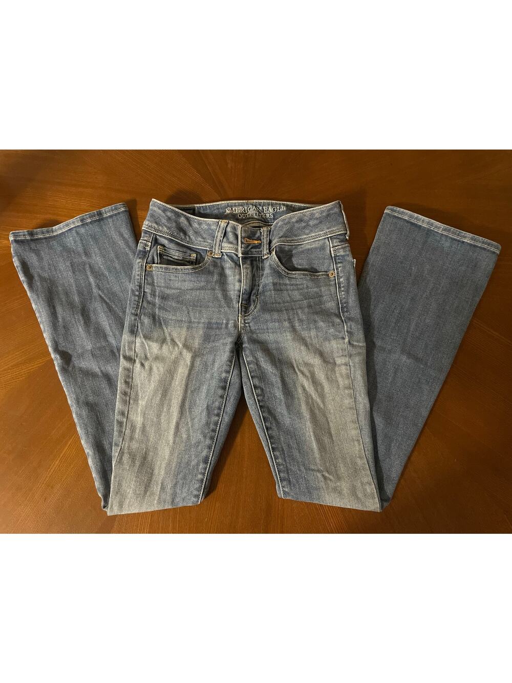American Eagle Outfitters Super Stretch Kick Boot Jeans Size 00